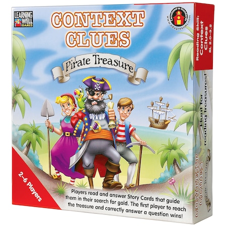 Context Clues—Pirate Treasure Game, Red Levels 2.0-3.5